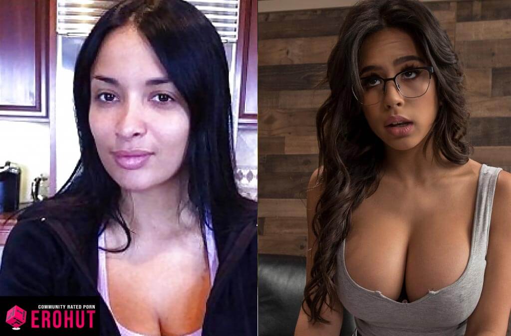 Anissa Kate With and Without Makeup