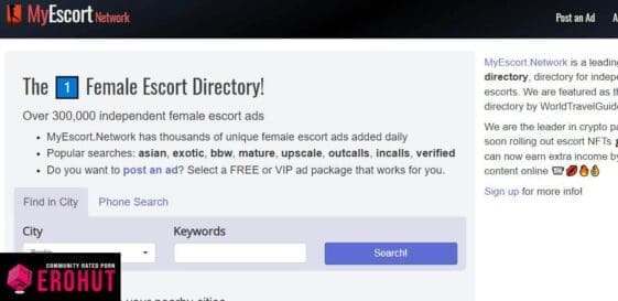 escort websites list